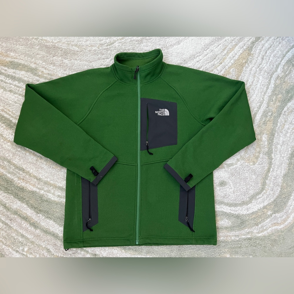 The North Face Green Fleece with Black Details